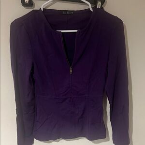 Purple Long Sleeve Top